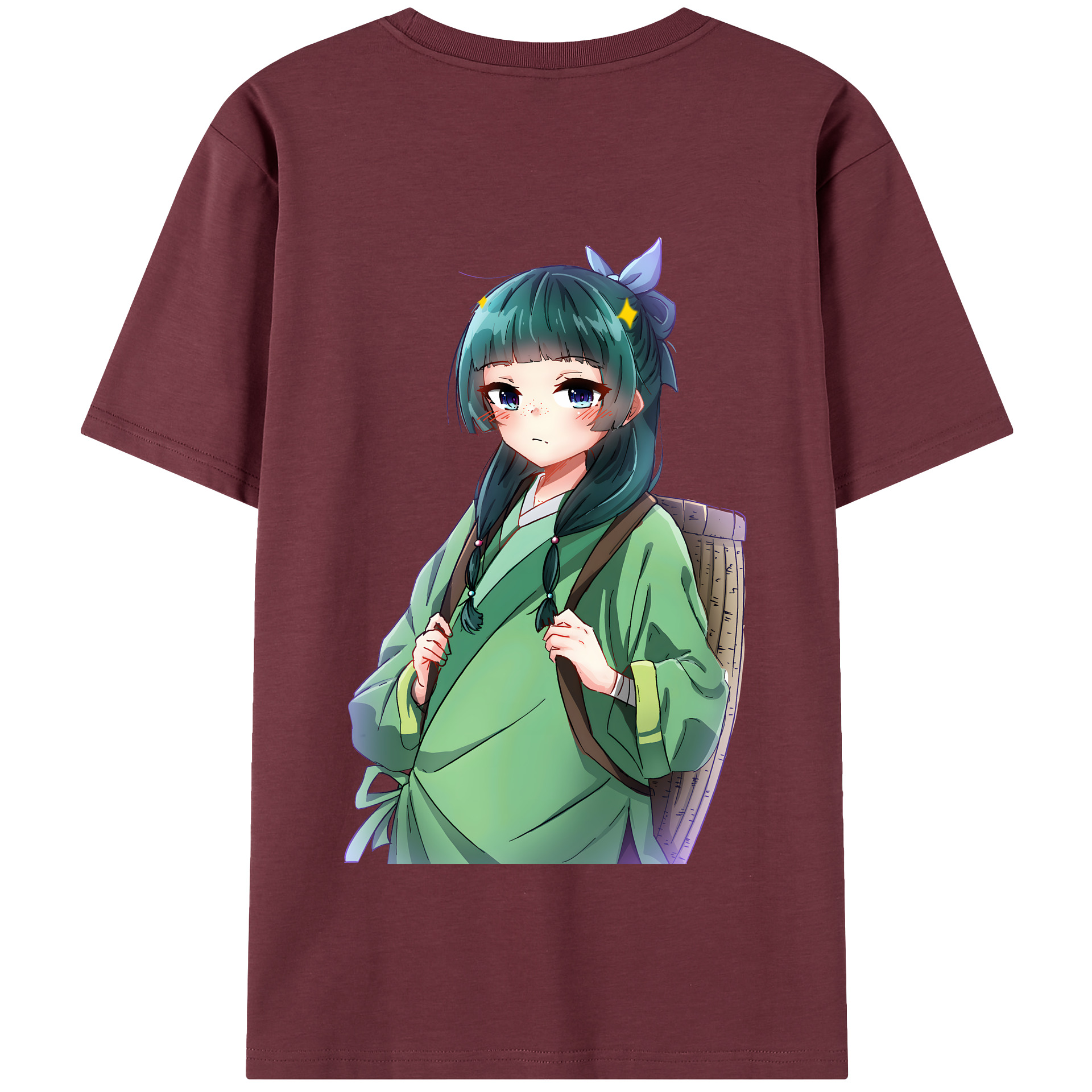 （画像用） 薬屋のひとりごと The Apothecary Diaries 綿100％半袖Tシャツ（背面プリント）